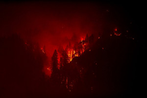 Eagle Creek Fire from Cascade Locks, OR, September 4, 2017 Eagle Creek Fire from Cascade Locks, OR