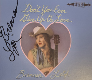 Image of a CD cover showing Brennen Leigh