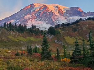 Mt Rainier Sunrise Oct 2022 Mt Rainier Sunrise Oct 2022