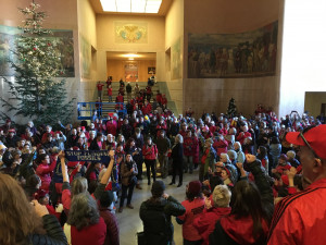 Jordan Cove Protest Inside Oregon State Capitol Rotunda 11/21/2019 Jordan Cove Protest Inside Oregon State Capitol Rotunda 11/21/2019