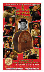 Poster for Willamette Radio Workshop's "A Radio Christmas Carol" Poster for Willamette Radio Workshop's "A Radio Christmas Carol"